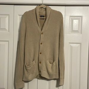 Abercrombie & Fitch Mens Cardigan Shawl Collar Size Large